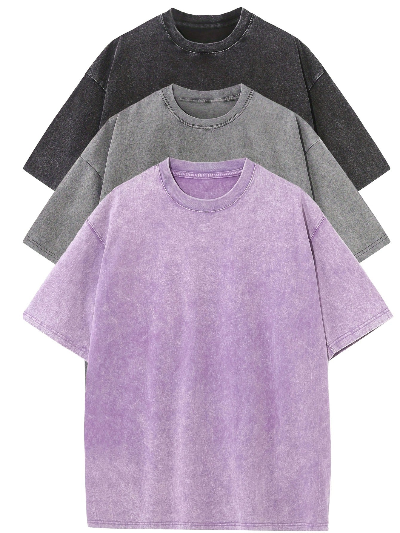 Essential Cotton Oversized Tee Set – 3-Pack