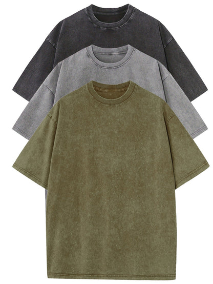 Essential Cotton Oversized Tee Set – 3-Pack