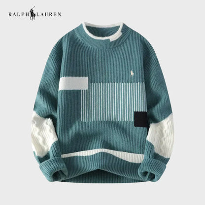 Color-Block Knit Sweater