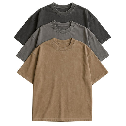 Essential Cotton Oversized Tee Set – 3-Pack