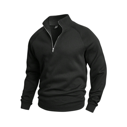 Zip-up met halve rits